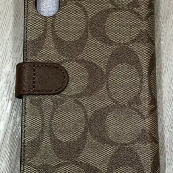 Coach Accessories Coach Iphone Xr Phone Folio Case In Signature